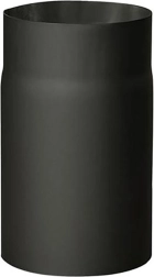 Rura dymowa 130 mm, długość 250 mm, grubość 1,5 mm, czarna