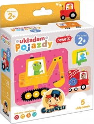 CzuCzu układanki pojazdy – 5 zestawów po 4 elementy