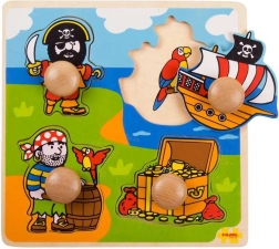 Układanka wtykowa Piraci od Bigjigs Toys