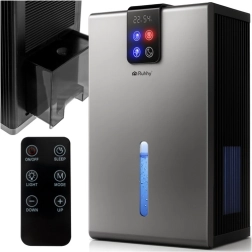 Srebrny osuszacz powietrza RUHHY z modułem Peltiera i LED