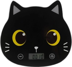 Cyfrowa waga kuchenna kot, czarna