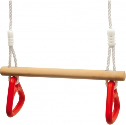 Huśtawka i drążek z gimnastycznymi uchwytami small foot