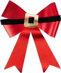 Świąteczna dekoracyjna kokarda 22 × 28 cm