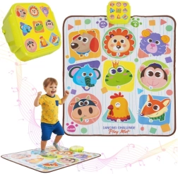 Interaktywna taneczno-muzyczna mata dla dzieci ISO Trade 82 × 65 cm