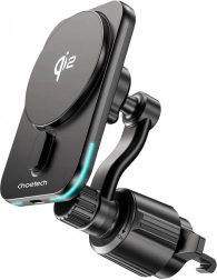 Bezprzewodowa ładowarka samochodowa CHOETECH MagLeap Qi2 15 W