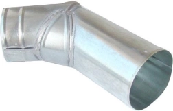 Kolanko V 80 mm z blachy ocynkowanej
