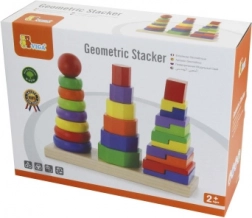 Drewniana układanka piramida