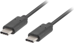 Kabel USB-C na USB-C 2.0, 1 m, czarny