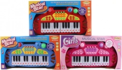 Dziecięce pianinko ze zwierzęcymi dźwiękami na baterie