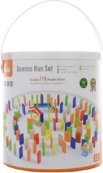 Viga drewniane domino farma – 116 elementów