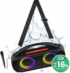 Przenośny głośnik Bluetooth Media-Tech Power Audio Pro MT3184 z karaoke i LED RGB