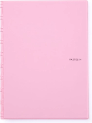 Teczka A4 z boczną kieszenią PASTELINI różowa
