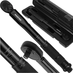 Klucz dynamometryczny 1/4" 2–24 Nm z grzechotką i certyfikatem BIGSTREN