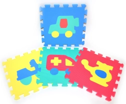 Miękkie puzzle bloki Pojazdy
