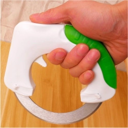 Wielofunkcyjny okrągły nóż do pizzy, mięsa i warzyw