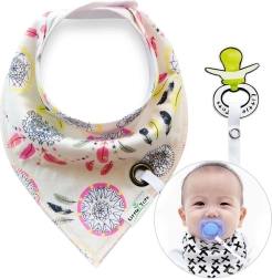 Śliniaczek z uchwytem na smoczek - Łapacz snów