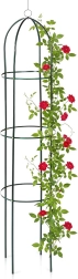 Vilde ogrodowy obelisk dla roślin pnących 36 × 36 × 194 cm zielony