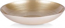 Szklana miska złota 30 cm, 2,2 l