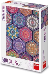 Relaksujące puzzle z mandalami 500 XL elementów