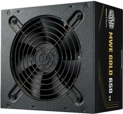 Zasilacz Cooler Master MWE Gold V3 650W ATX 3.1 80 Plus, niemodularny