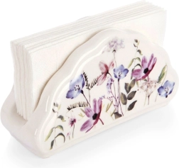 Porcelanowy stojak na serwetki LOUKA 13 × 4,5 × 7 cm