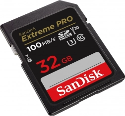 Karta pamięci SanDisk Extreme Pro SDHC 32 GB UHS-I U3 V30 100/90 MB/s