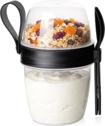 Pojemnik na jogurt ze sztućcami 700 ml