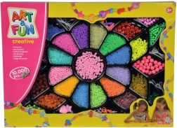 Zestaw upominkowy koralików A&F, 10 000 sztuk z akcesoriami