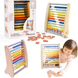 Drewniane liczydło Classic World z zadaniami matematycznymi