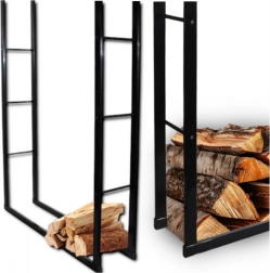 Stojak na drewno opałowe Bituxx 150 cm – stalowy, nowoczesny design