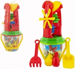 Zestaw do piasku z młynkiem i foremkami