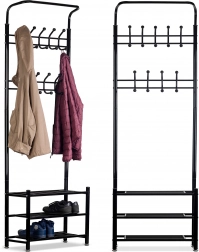 Wieszak na ubrania z półkami ModernHome