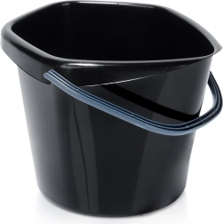 Plastowe czarne wiadro 5 l