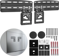 Uchwyt ścienny do TV Maclean 43–85" No Gap do Samsung QLED, Neo QLED, Crystal UHD i The Frame