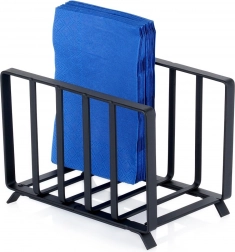 metalowy stojak na serwetki Misty 14 cm