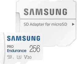 Samsung PRO Endurance karta microSD 256 GB + adapter SD