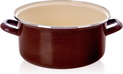 Emaliowany garnek Brown 26 cm, 5 l Orion