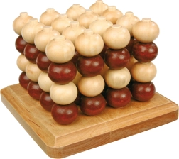 Small Foot drewniane kółko i krzyżyk 3D