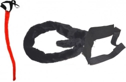 czarci ogon czerwony 80 cm