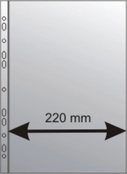 Koszulka A4 MAXI z polipropylenu, powierzchnia groszkowa, 150 mikronów