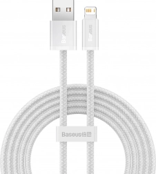 Baseus Dynamic kabel USB–Lightning 2 m, szybkie ładowanie 2,4 A (biały)