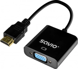 Adapter HDMI na VGA Savio AK-75