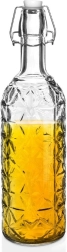 Szklana butelka z klipsem 750 ml