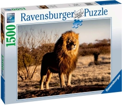 Ravensburger puzzle Lew – król zwierząt 1500 elementów