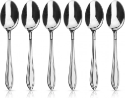Stalowe łyżeczki do herbaty CONIC 6 szt.