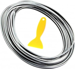 Ag679b listwa dekoracyjna 5 m srebrna