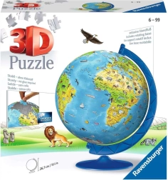 Ravensburger 3D puzzle dziecięcy globus 180 elementów