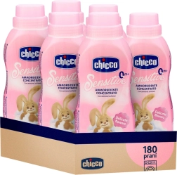 Chicco skoncentrowany płyn do płukania Baby Sensitive Kwiatowy uścisk 750 ml - 6 szt.