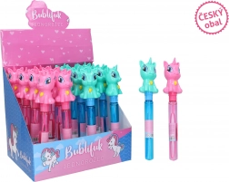 Bańki mydlane z jednorożcem