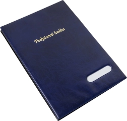 Księga korespondencyjna błyszcząca niebieska, 14 przekładek